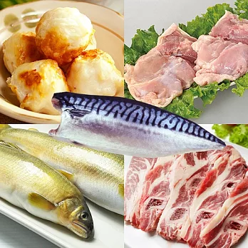【幸福小胖】豪華陸海空烤肉組合(約2-3人份)