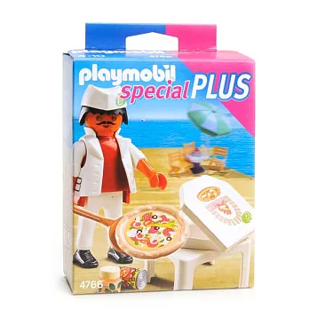 Playmobil摩比公仔SP系列-4766pizza大叔