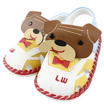 【愛的世界】LoveWorld皮皮小幫手寶寶鞋/涼鞋-台灣製-13芥黃色