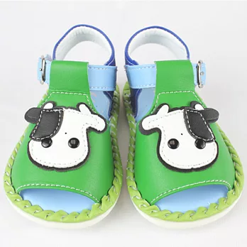 【愛的世界】Minia漂亮牧場寶寶鞋/涼鞋(綠)-台灣製-13綠色