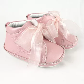 【愛的世界】LoveWorld月光舞曲寶寶鞋/高筒鞋(珠光粉限量款)-台灣製-13珠光粉紅色