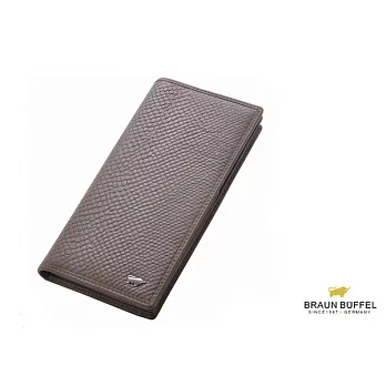 【BRAUN BUFFEL．德國小金牛】Saddle薩德系列11卡長夾-拿鐵咖