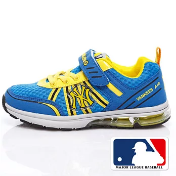MLB大聯盟洋基。避震氣墊運動童鞋款_藍32藍色