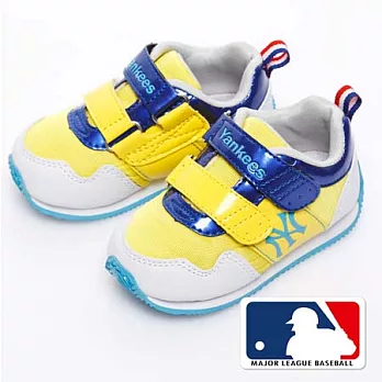 MLB大聯盟洋基_避震氣墊運動童鞋款_黃15黃色