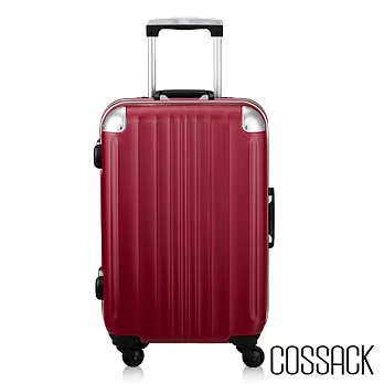 Cossack - SPIRIT 1風度 - 22吋PC鋁框行李箱(紅色)