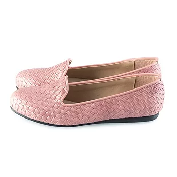 FUFA 素色編織款包鞋 (FE01) 粉色23粉色