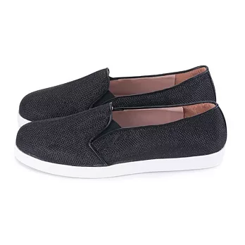 FUFA 金屬風質感包鞋 (FF01) 黑色22.5黑色