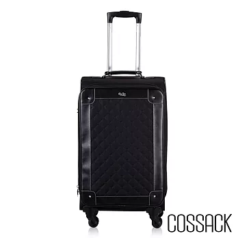 Cossack - ELEGANCE優雅 - 23吋可放大行李箱 (黑色)