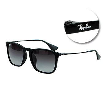 【Ray Ban】韓流大框細鏡腳太陽眼鏡(4187F-622/8G)