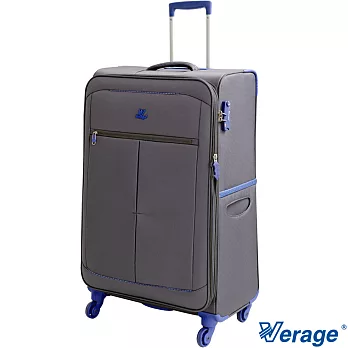 Verage 28吋 二代超輕量經典格紋環保旅行箱(灰)28吋