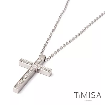TiMISA《閃耀十字(無墜頭版)》純鈦項鍊(C)