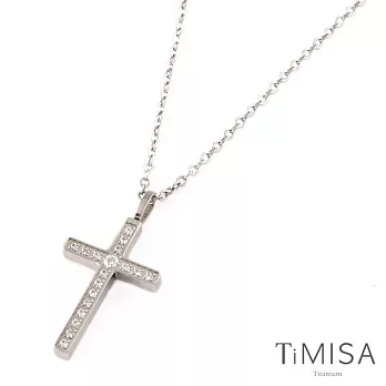 TiMISA《閃耀十字》純鈦項鍊(E)