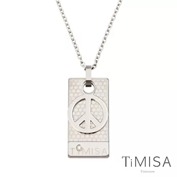 TiMISA《和平宣言(S)》)純鈦項鍊(E)