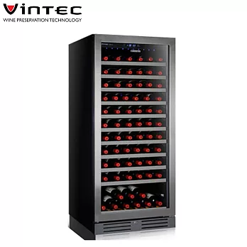 VINTEC 單門單溫恆溫酒櫃 Seamless Stainless Steel V110SGE S3