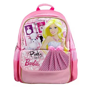 芭比Barbie 小甜心學生書包C-粉紅