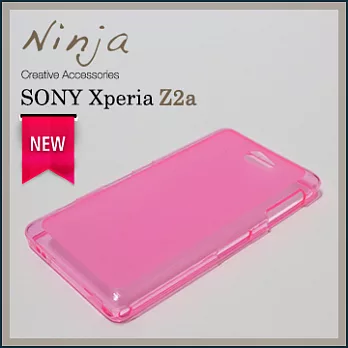 【東京御用Ninja】SONY Xperia Z2a磨砂TPU清水保護套（透粉色）