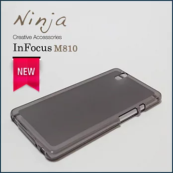 【東京御用Ninja】InFocus M810磨砂TPU清水保護套（透灰色）