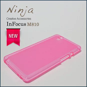 【東京御用Ninja】InFocus M810磨砂TPU清水保護套（透粉色）