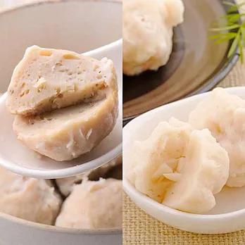 【巧口手工丸子】海鮮大集合(虱目魚丸+花枝丸*3)
