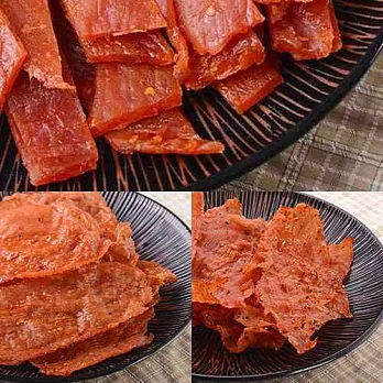 【巧口極味肉品】全家餐B組(金桔檸檬肉干(泰式)*2+蒜味豬肉紙*2+黑胡椒豬肉紙*2)