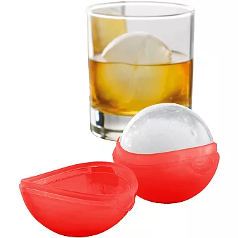 《MASTRAD》冰塊球製冰盒(紅)