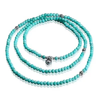 [MGS曼古銀]曼古108系列－多層次天河石手鏈