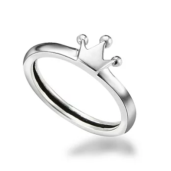 [MGS曼古銀]指尖多米洛-日韓潮流時尚小皇冠指結戒指