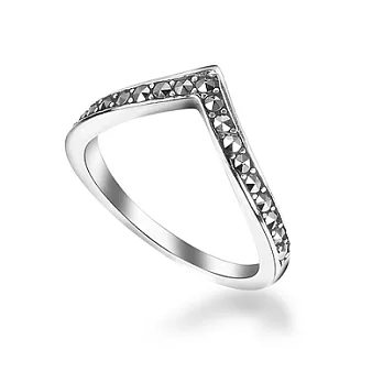 [MGS曼古銀]指尖多米洛系列-波西米亞后冠戒指