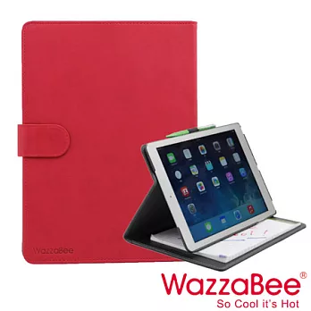 WazzaBee PadNote iPad Air 多功能保護套紅