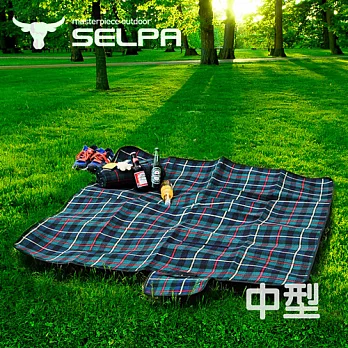 【韓國SELPA】戶外防水處理絨毛野餐墊/寶寶爬行墊/地墊(中型)