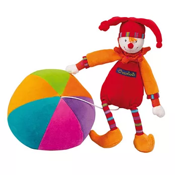 法國 (Moulin Roty) 可愛龍兒丑角與球音樂布偶娃娃(644041)