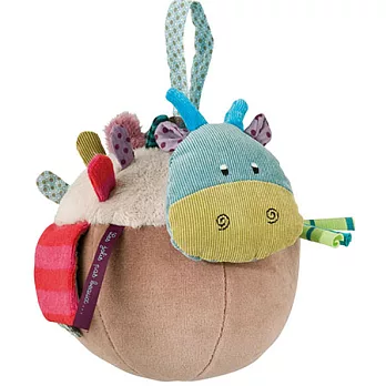 法國 (Moulin Roty) 可愛拼布球型牛吊飾 (629078)