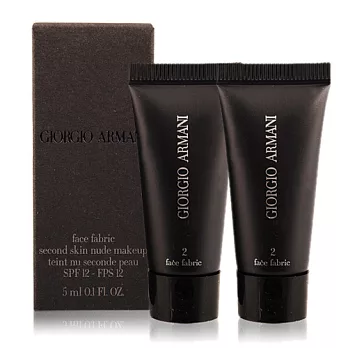 GIORGIO ARMANI 貼膚裸妝輕粉底002(5ml)x2入-期效201505