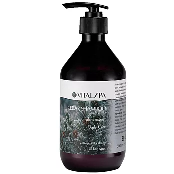 VITALSPA VITAL SPA 居家保養香氛 雪松 洗髮精 500ml