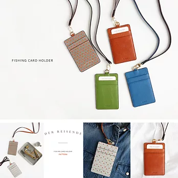 【韓國創意品牌 invite.L】韓國正品空運!! 識別證夾 信用卡夾 名片夾 雙面設計好實用 俐落簡約風格 花漾四色可選擇藍色