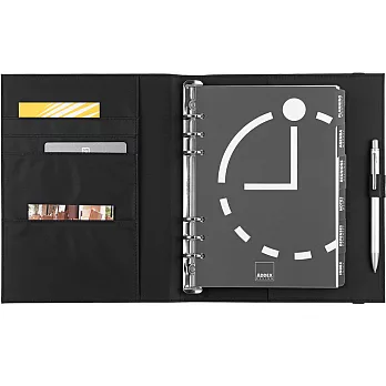 《Addex》A5 輕感萬用筆記本(黑)