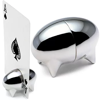 《PHILIPPI》圓潤豬便條紙夾