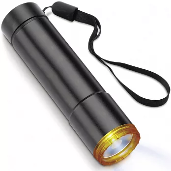 《REFLECTS》LED 三段式手電筒(黑橘)