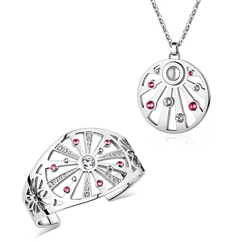 【BENITY】施華洛世奇♛ 星河項鍊手鍊套組