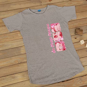 ROUAN柔安 迪士尼米妮拼圖純棉印花連身家居服-灰