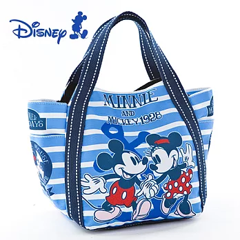 FUNNNY 日本同步銷售 迪士尼 限量款帆布包(小) 米奇海洋風