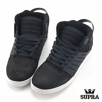 SUPRA 中筒滑板運動休閒板鞋9黑