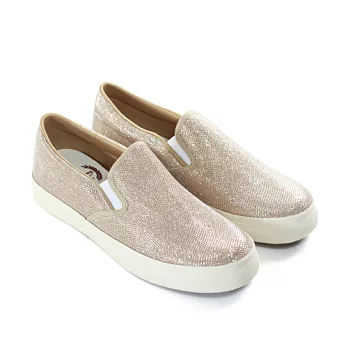 ◤Green Phoenix◥金蔥亮面簡約休閒鞋23金色