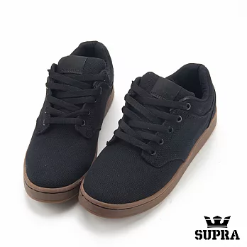 SUPRA 帆布滑板運動休閒鞋款8.5黑x大地棕