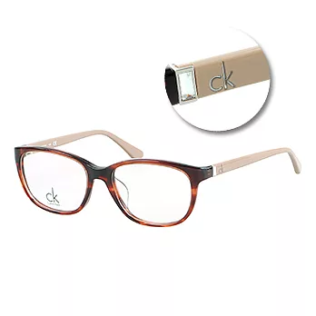 Calvin Klein 經典豹紋光學眼鏡 # 5805A-274-53