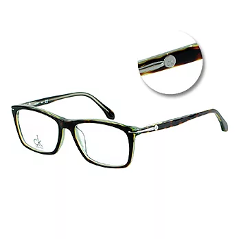 Calvin Klein 仿古豹紋光學眼鏡 # 5810-507-54
