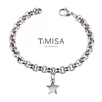 TiMISA 《幸運風之戀(M)》純鈦手鍊