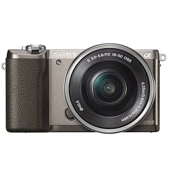 (公司貨) SONY A5100+16-50mm 變焦鏡組-送護照套/棕色