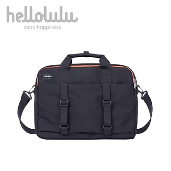 Hellolulu NEALE-15吋筆電手提側背包(黑)