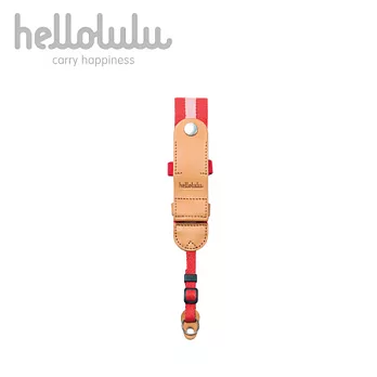 Hellolulu Skylor-棉質相機手帶(紅)